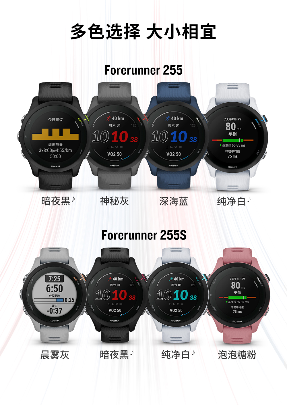 Forerunner 255 神秘灰详情图 3